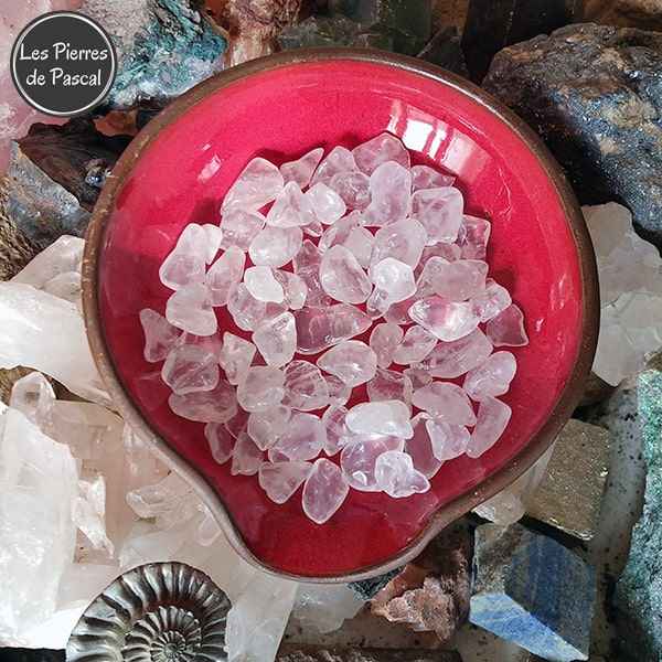 Cristal de Roche 5 - 9 mm en vrac de 50 g ou 100 g pour Ressourcer les Pierres de Vos Bijoux Grade A