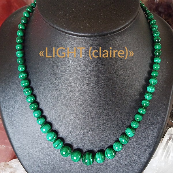 Collier en Malachite