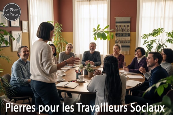 article Travailleurs Sociaux : 18 Pierres Naturelles pour Gérer la Charge Émotionnelle et Prévenir le Burn-out | Par Pascal Artisan