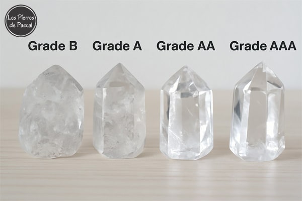 Le "Grade" ou la "Qualité" des Pierres, c'est en fait le Degré de Pureté de la Pierre | Par Pascal Artisan