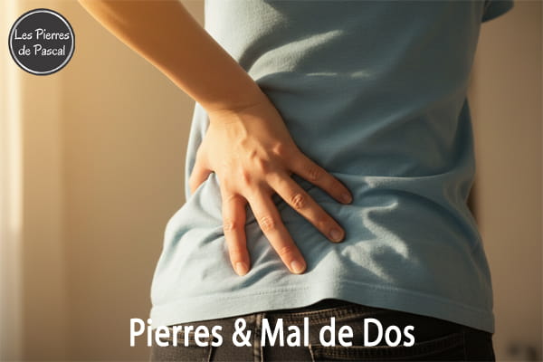 Article de blog "Mal de Dos : Les Meilleures Pierres pour Soulager Naturellement"