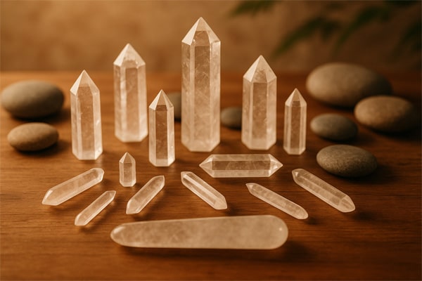 Article de blog "Pointes de Cristal et Doubles Pointes : Guide pour Praticiens Reiki, Thérapeutes Énergétiques"