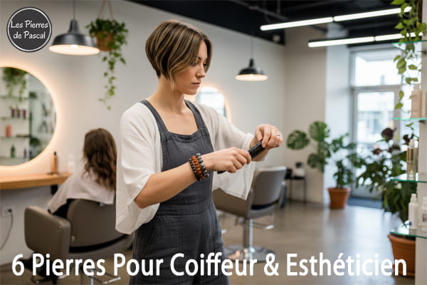 Article de blog "6 Pierres Essentielles pour Coiffeurs et Esthéticiennes : Vitalité, Créativité et Protection Énergétique | Par Pascal Artisan"