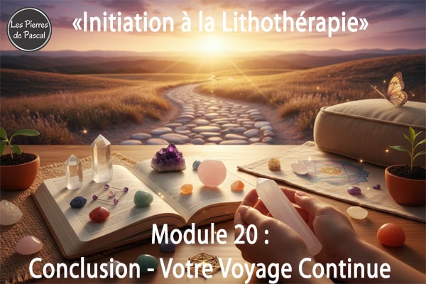 Module 20 : Conclusion - Votre Voyage en Lithothérapie Continue | Par Pascal Artisan