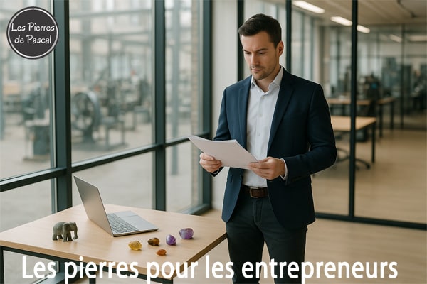 Article de blog "Pierres Naturelles pour Entrepreneurs : Confiance, Clarté Mentale et Réussite dans l'Aventure Entrepreneuriale | Par Pascal Artisan"