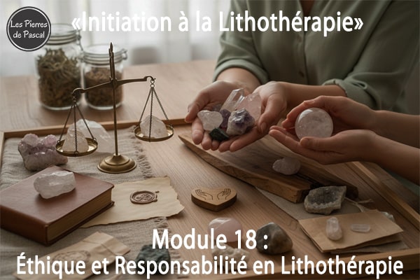 Module 18 : Éthique et Responsabilité en Lithothérapie | Par Pascal Artisan