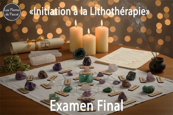Examen Final : Bilan des Compétences - Initiation à la Lithothérapie | Par Pascal Artisan
