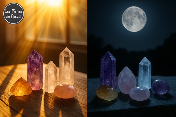 Petit Éclairage sur... Recharger sa (ses) pierre.s au Soleil ??? À la lune ??? | Par Pascal Artisan