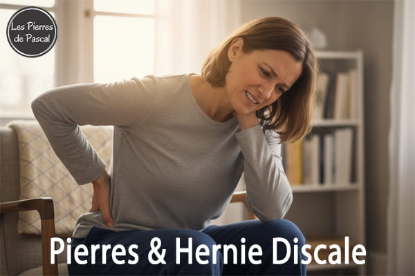 Article de blog "Hernie Discale : Les Meilleures Pierres pour Accompagner, Soulager et Soutenir | Par Pascal Artisan"