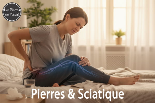 Article de blog "Sciatique : Les Meilleures Pierres pour Accompagner, Soulager et Soutenir | Par Pascal Artisan"