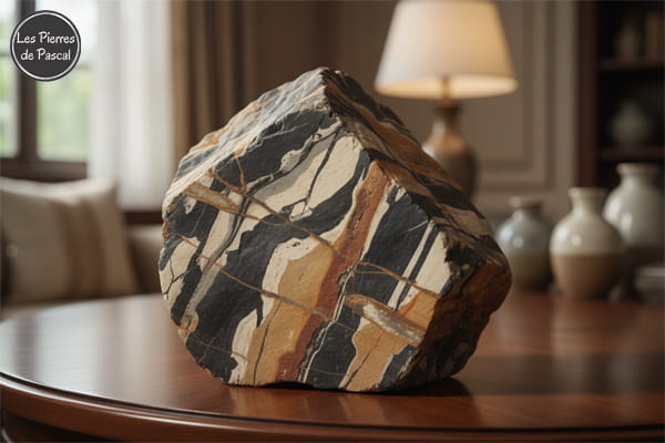 Article de blog "Propriétés, Significations et Vertus du Jaspe Picasso ou Jaspe Breschia | Par Pascal Artisan"
