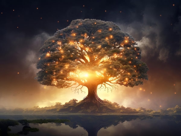Dessin arbre de vie symboles de l'arbre de vie