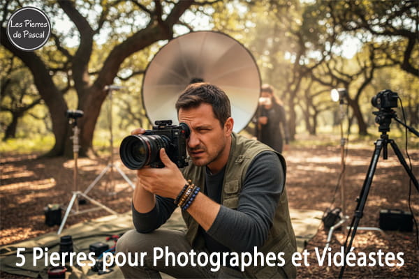 5 Pierres Essentielles pour Photographes, Vidéastes et Cinéastes : Créativité, Vision et Inspiration Artistique | Par Pascal Artisan
