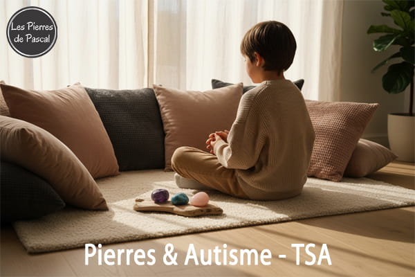 Article de blog "Pierres & Autisme : Accompagner l'Enfant Autiste avec les Pierres Naturelles | Par Pascal Artisan"