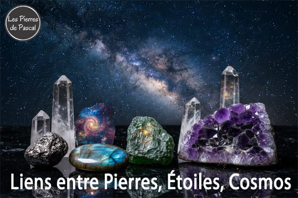 Article de blog "Pierres Naturelles et Étoiles : Quand la Lithothérapie Rencontre le Cosmos | Par Pascal Artisan"
