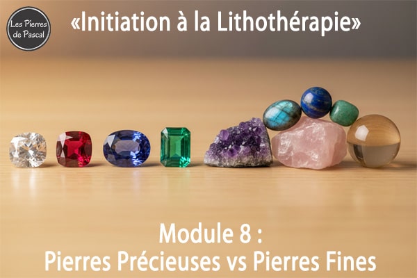 Formation Lithothérapie Module 8 : Pierres Précieuses vs Pierres Fines - Différences et Bienfaits | Par Pascal Artisan