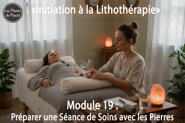 Formation Lithothérapie Module 19 : Préparer une Séance de Soins avec les Pierres | Par Pascal Artisan