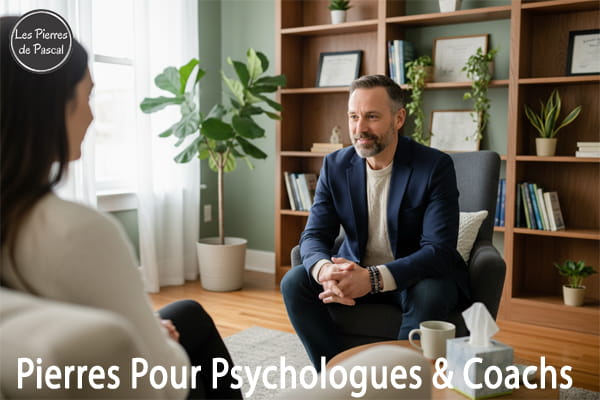 Article de blog "6 Pierres Essentielles pour Psychologues et Coachs : Écoute Empathique, Protection Énergétique et Clarté Thérapeutique | Par Pascal Artisan"