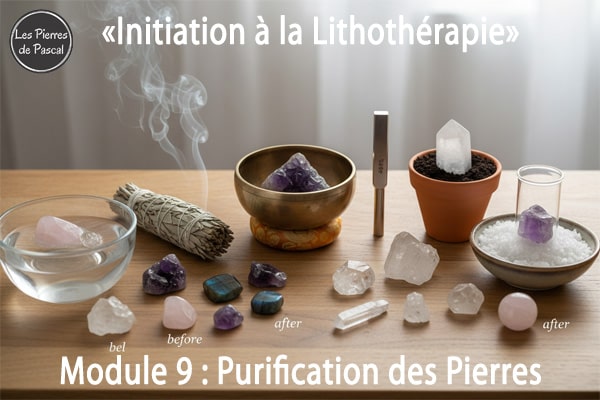 Formation Lithothérapie Module 9 : Purification des Pierres - Pourquoi et Comment | Par Pascal Artisan