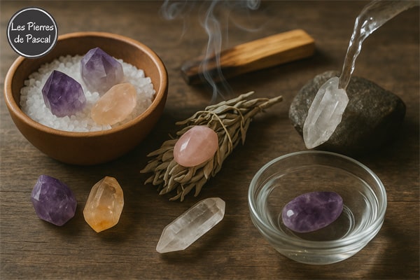 Article de blog ""Purifier" (ou Décharger) les Pierres - Pourquoi ? Comment ? | Par Pascal Artisan"