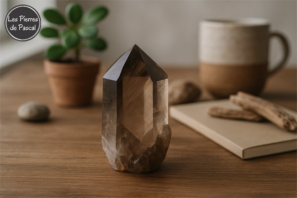 Article de blog "Propriétés, Significations et Vertus du Quartz Fumé ou Quartz Enfumé ou Morion | Par Pascal Artisan"