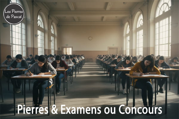 Article de blog "Pierres & Examens ou Concours : Les Pierres pour Réviser, Gérer le Stress et Réussir | Par Pascal Artisan"