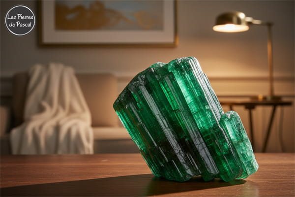 Propriétés, Significations et Vertus de la Tourmaline Verte ou Verdélite | Par Pascal Artisan