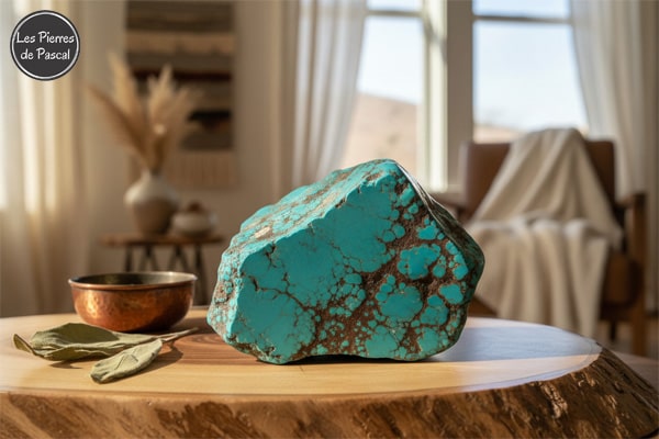 Propriétés, Significations et Vertus de La Turquoise ou Callaïte | Par Pascal Artisan