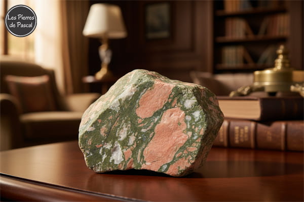 Article de blog "Propriétés, Significations et Vertus de La Pierre Unakite ou Épidote | Par Pascal Artisan"