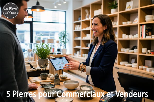 5 Pierres Essentielles pour Commerciaux et Vendeurs : Confiance, Persuasion et Réussite Commerciale | Par Pascal Artisan