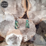 Retour des Boucles d'Oreilles en Ormeau Arc en Ciel et Crochets en Acier 304