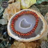 Bracelet Adulte Ambre Cognac de la Baltique Grade A+ de 6 - 7 mm en 10 Tailles de Poignet