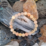 Bracelet Fluorine ou Fluorite Jaune de Mongolie Grade A de 8 mm