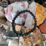 Bracelet en Obsidienne Noire de 6 mm