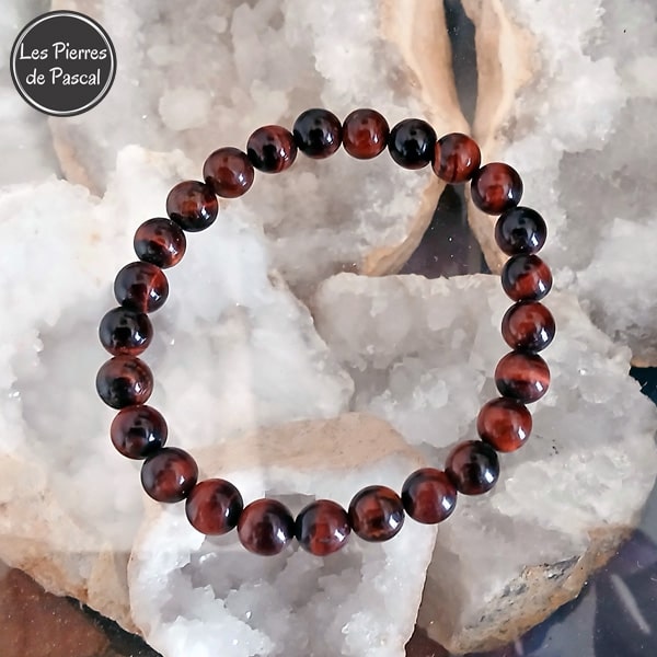 Bracelet Œil de Taureau de 8 mm