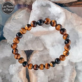 Bracelet Œil de Tigre de 8 mm en 10 Tailles