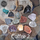 2ème Coffre avec 14 Minéraux Bruts N°2