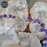 Collier Baroque Améthyste de 45 cm + 4 cm