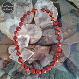 Collier en Jaspe Rouge