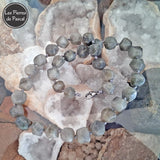 Collier en Labradorite de 50 cm
