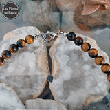 Réalisation d'un Collier Ras de Cou Tout en Œil de Tigre