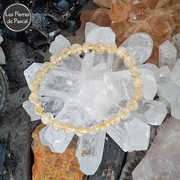 Commande Marie L. - 2 Bracelets Citrine de 6 mm