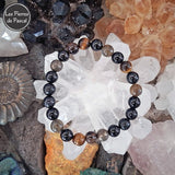 Commande Laurence B. - 2 Bracelets avec 10 Pierres de Protection 8 mm Grade A et 2A Tailles 17 et 19 cm