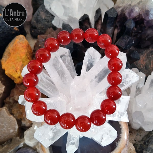 Commande Hélène B. - 3 Bracelets Boules de 8 mm et 10 mm - Les Pierres ...