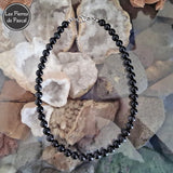 Collier Obsidienne Arc en Ciel de 10 mm de Longueur 50 cm