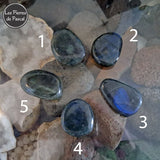 5 Nouveaux Galets en Labradorite de Madagascar Grade 2A 4 cm environ
