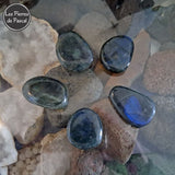 5 Nouveaux Galets en Labradorite de Madagascar Grade 2A 4 cm environ