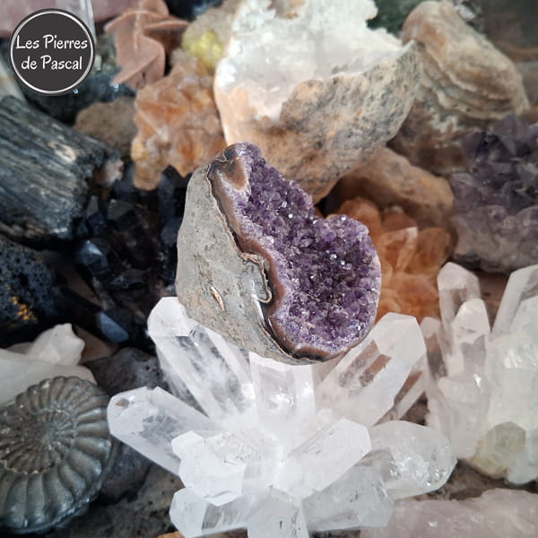 Sphère en Améthyste du Brésil (réf spa4) | Cœur de Pierres Sphère en Améthyste du Brésil (réf spa4) | Cœur de Pierres
