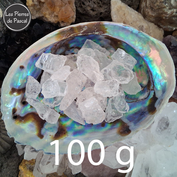 Lots de Cristal de Roche Brut 1 - 3 cm du Brésil de Grade A pour Recharger les Minéraux de 50 ou 2 x 50 g au Choix Lot de 100 g