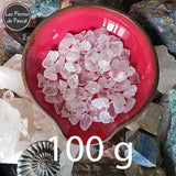 Lot de Cristal de Roche 7 - 9 mm de Grade A pour Recharger les Minéraux de 100 g